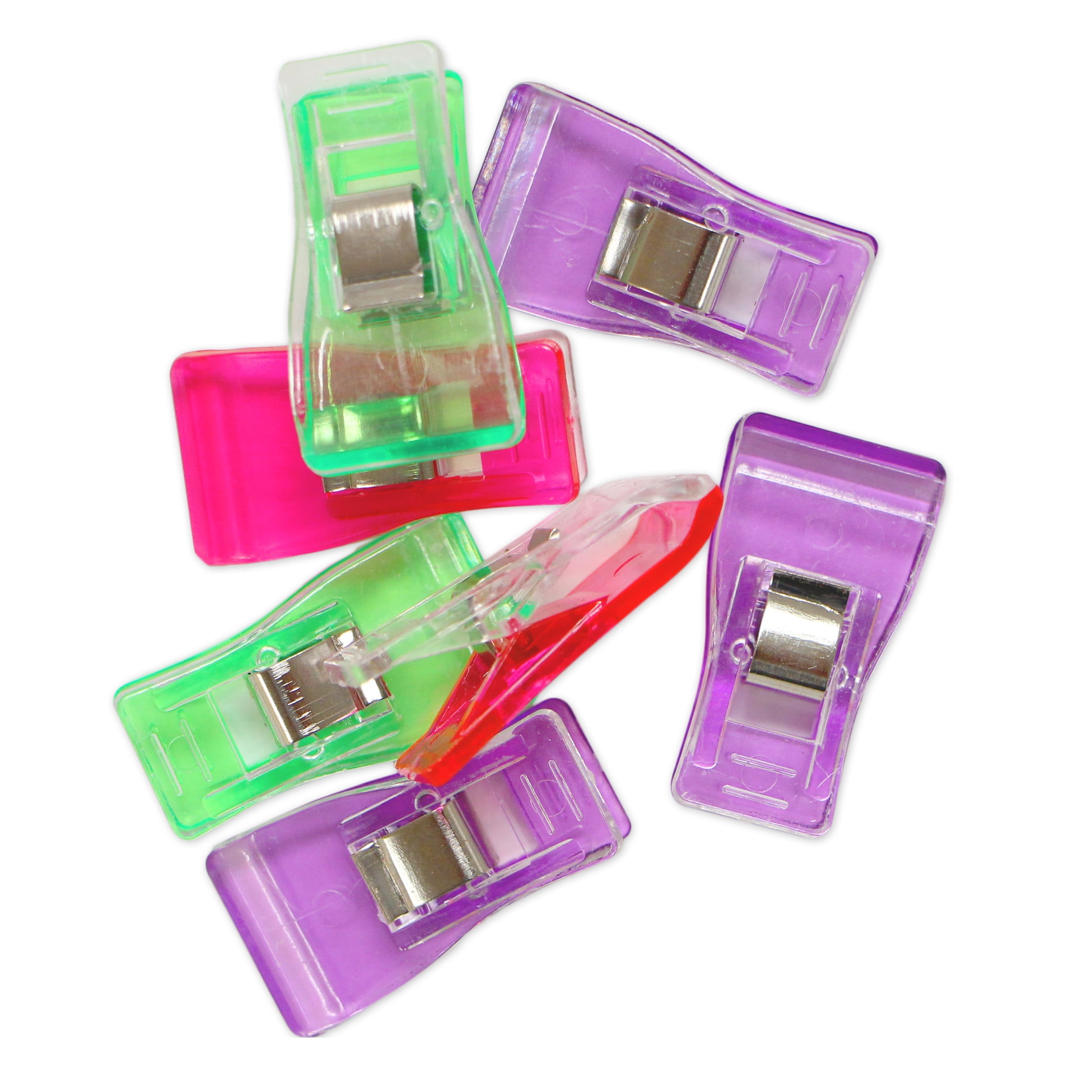 UNIQUE CREATIV Large Clever Clips — Fabric Holding Clips for Thick Layers, 12‑Pack