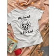 thumbnail image 3 of My Heart Is Locked T-Shirt Women -Smartprints Designs, Female Medium, 3 of 4