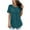 Green, variant on Athletic Tops Women Xl Black Blouses for Women Funeral Shirts for Women Trendy Summer Plus Size