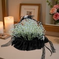 thumbnail image 4 of unbranded Cesta De Flores De Encaje Negro Con Asa Para Estilo, 4 of 8