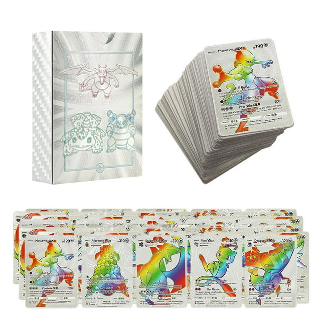 Juego de cartas de anime, cartas doradas, cartas de dibujos animados, cartas coleccionables para niños, cartas de juegos de mesa, cartas coleccionables, regalos para niños