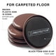 thumbnail image 5 of Deslizadores para muebles X-Protector - 8 piezas de 3 1/2" - 4 deslizadores para muebles para pisos de madera dura y 4 deslizadores para muebles para alfombras - ¡Almohadillas móviles para todo tipo d, 5 of 6