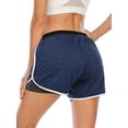 thumbnail image 6 of Women 2 in 1 Fitness Running Shorts Athletic Yoga Sport Shorts Elastic Waistband With Pockets, 6 of 6