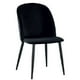 thumbnail image 1 of SILLA LUCY VELVET NEGRA, 1 of 4