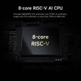 thumbnail image 5 of Placa de Desarrollo RV2 con CPU RISC-V de 8 Núcleos y 2 Puertos de Alta Potencia, WiFi, BT5.0, BLE, M2, PCIE, SSD, Compatible con Operativo , 2 GB., 5 of 5