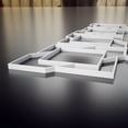 thumbnail image 5 of Ekena Millwork 7 3/8"W x 7 3/8"H x 3/8"T Extra Small Monument Decorative Fretwork Wall Panels in Architectural Grade PVC, 5 of 9