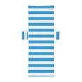 thumbnail image 1 of Stripe Beach Silla Cover Pool Silla Sillón Microfibra portátil con lado, 1 of 8