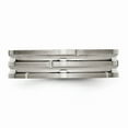 thumbnail image 3 of Solid Titanium Grooved 6mm Wedding Brushed Matte Finish Band Ring Size 12.5, 3 of 7