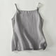 thumbnail image 2 of Vestidos Casuales Para Mujer, Blusas De Mujer De Moda Camisola de mujer con escote en V, hebilla ajustable y tirantes de lino sintético, 2 of 8