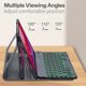 thumbnail image 3 of Funda de PU Ultradelgada con Teclado y Mouse Retroiluminados de 7 Colores, Negra para Lenovo Tab P12 Pro 12.7" 2025, 3 of 7