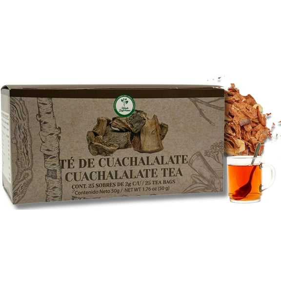Cuachalalate Tea – 25 Tea Bags – 100% Natural Herbal Infusion – Vegan – Traditional Mexican Remedy – Caffeine-Free – Hecho en México – by High Supreme