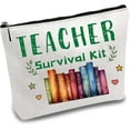 thumbnail image 1 of Bolsa de maquillaje, neceser, neceser pequeño de viaje, organizador de artículos de tocador, estuche para lápices con cremallera, regalo, 1 of 6