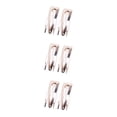 thumbnail image 2 of fastboy Hair Ornaments Sturdy Simple Styling Tools Side Clip Snap Fastener Clip Silver 3Set, 2 of 6