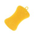 thumbnail image 2 of Cateissary Cepillo para lavar platos de doble cara, cuenco, plato, olla, limpieza de sartenes, aislamiento térmico, esponjas de lavado, Cocina y Comedor Amarillo, 2 of 6