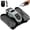 Style-B Gray, variant on Rican Under Desk Elliptical for Seniors, Electric Seated Foot and Leg Pedal Exerciser While Sitting, Quiet Home Office Workout Machine, Gray