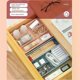 thumbnail image 3 of Desk Drawer Organizer Desk Sundries Stationery Storage Box Bin Cosmetics Makeup Organizer Home Office Drawer Divider Container, 3 of 5
