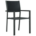 thumbnail image 2 of vidaXL 5 Piece Garden Dining Set Black, 2 of 5