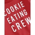 thumbnail image 6 of Wassery Toddler Boys Girls Christmas Sweatshirts Baby Long Sleeve Crewneck Letter Print Pullover Tops 6M 12M 18M 24M 3T 4T Kids Girls Boys Casual Fall Winter Clothes, 6 of 8