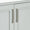 thumbnail image 2 of Ariel Stafford 85 In. Double Rectangle Sink Vanity Set With White Quartz Countertops In Grey, 2 of 11
