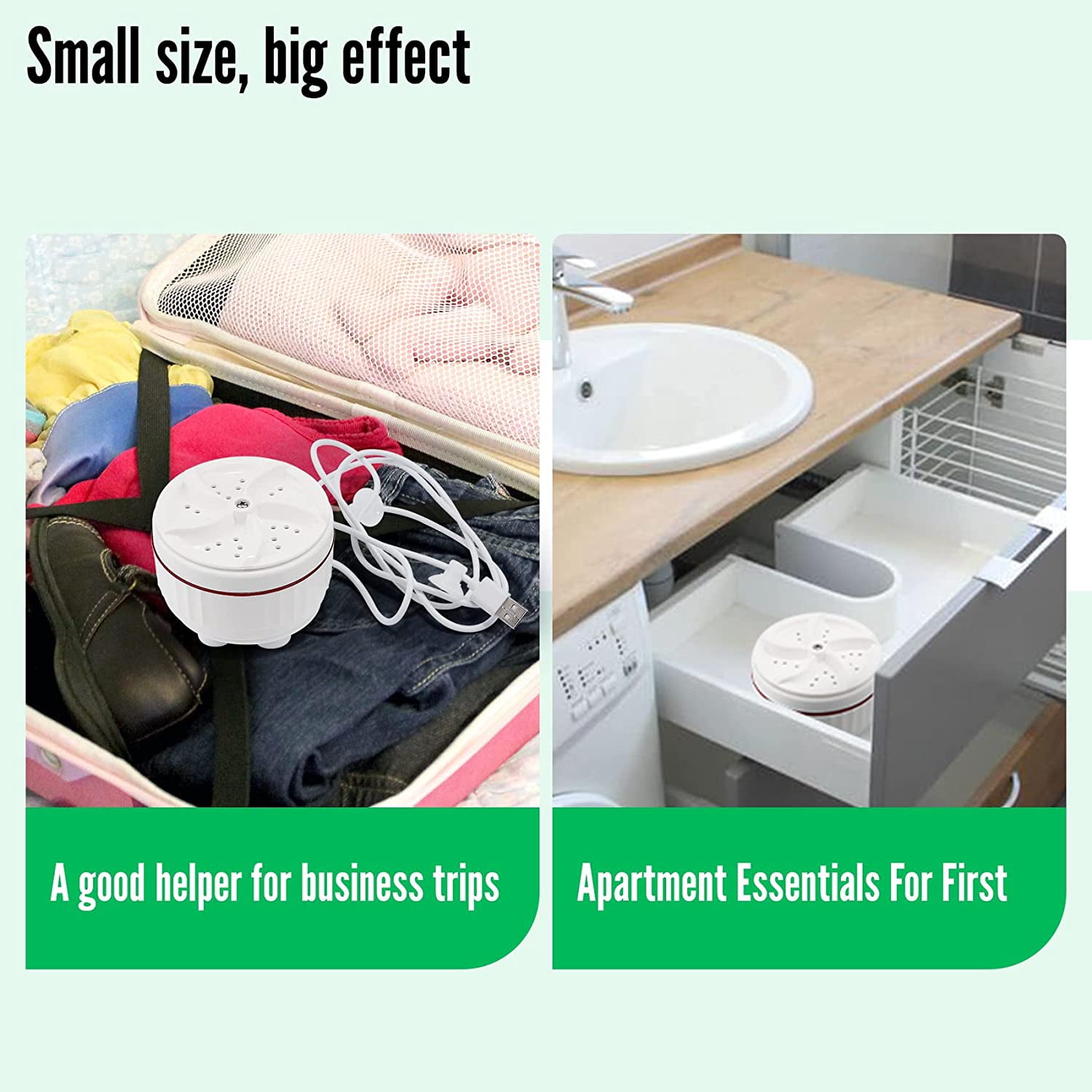 Portable Washing Machine;Mini Washing 3in1 Dishwashers,Portable Washer Dryer, Washer And Dryer Combo,USB Powered,Washer For Sink Tiny House Travel RV(No Ultrasonic Sterilization)