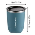 LHWEN 300ML Stainless Steel Insulated Coffee Mug With Sliding Lid lhwen-300ml-stainless-steel-insulated-coffee-mug-with-sliding-lid