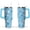 Sky-blue-13, variant on Cute Canine Design 40oz Water Bottle - BPA Free Dog Lovers Tumbler with Handle & Straw - Gift for Women Coffee Mug