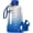 Blue Skies, variant on 64 oz Water Bottle with Time Marker - Straw & Chug Lid -  Half Gallon Gym Water Bottle with Handle - Big Gallon Jug (Gray, 64 Ounces)