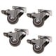 thumbnail image 1 of 4 piezas de goma resistente rodamiento giratorio ruedas giratorias ruedas carro muebles, 1 of 8