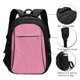 thumbnail image 3 of Disketp Fish Scales Mochila de Viaje Estampada para Laptop con Puerto de Carga USB, Mochila Impermeable para Computadora – Regalo para Hombres y Mujeres, 3 of 7