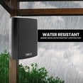 thumbnail image 4 of Pyle Sistema de altavoces Bluetooth activo+pasivo, woofer de 6,25", carcasa de ABS resistente al agua para interiores y exteriores con soporte de pared, clasificación IP44 de grado marino, refuerzo de, 4 of 5