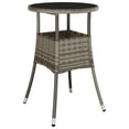 thumbnail image 2 of vidaXL Patio Bistro Set with Cushions Outdoor Wicker Furniture Poly Rattan, 2 of 6