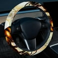 thumbnail image 2 of Bee 14.5 Inch Printing PVC Leather Auto Accessories Steering Wheel Covers Car Wheel Cover Steering Wheel Cover, 2 of 6