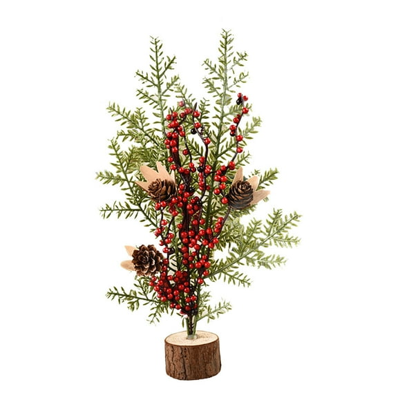 Clearance 7.8in Small Christmas Tree, Mini Prelit Artificial Blue Christmas Tree with 80 LED Lights, 200 Branch Tip,110 Tree Ornaments and Remote Control,Christmas Home Party Office Decor (Green)