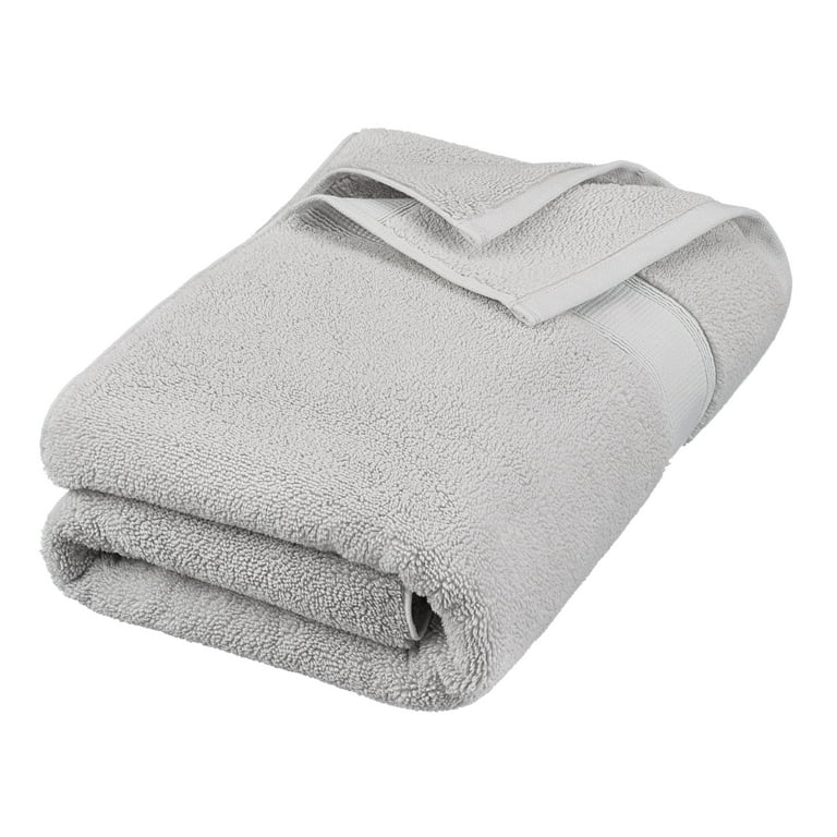 Luxury Bath Towel Set in Charcoal Dark Grey Egyptian Cotton