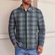 thumbnail image 1 of Ceisia Men's Hooded Thickened Jacket Warm Casual Outerwear Long Gift Sleeve Winter Coat with Pockets, 1 of 5