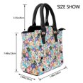 thumbnail image 2 of Lsque Colored Casino Chips Pattern Leather Rivet Shoulder Bag – Elegant Genuine Leather & Microfiber PU Crossbody with Detachable Adjustable Strap, 2 of 5