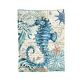 thumbnail image 3 of SPXUBZ Sea Horse Blanket Smooth Soft Ocean Style Print Throw Blanket for Kids adult Gift Couch Bed Twin, 3 of 7