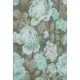 thumbnail image 2 of Addison Rugs Mayfield Premium Machine Washable Transitional Floral Seafoam Rectangle Rug, 3' x 5', 2 of 6