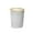 Gold, variant on Lilixerw Clear Trash Can,Space Saving Trash Wastebasket Multipurpose Simple Round Shape Large Capacity Waste Basket for Bathroom Bedroom Kitchen Office