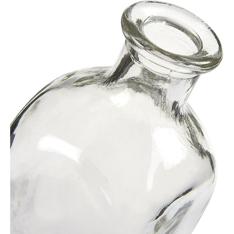 Starwest Botanicals 1/4 fl oz Clear Glass Bottle with Lid (12/case)