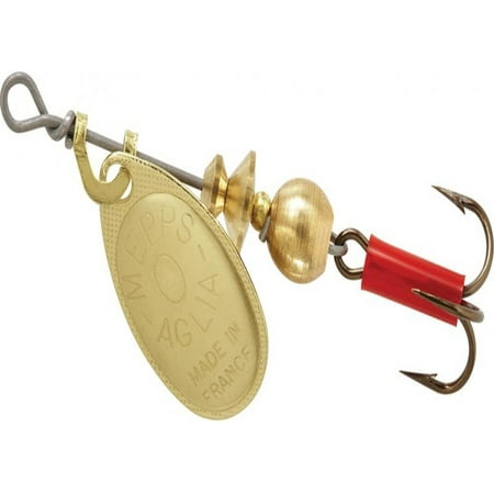Mepps Aglia Inline Spinner #0 Gold Multi-Colored