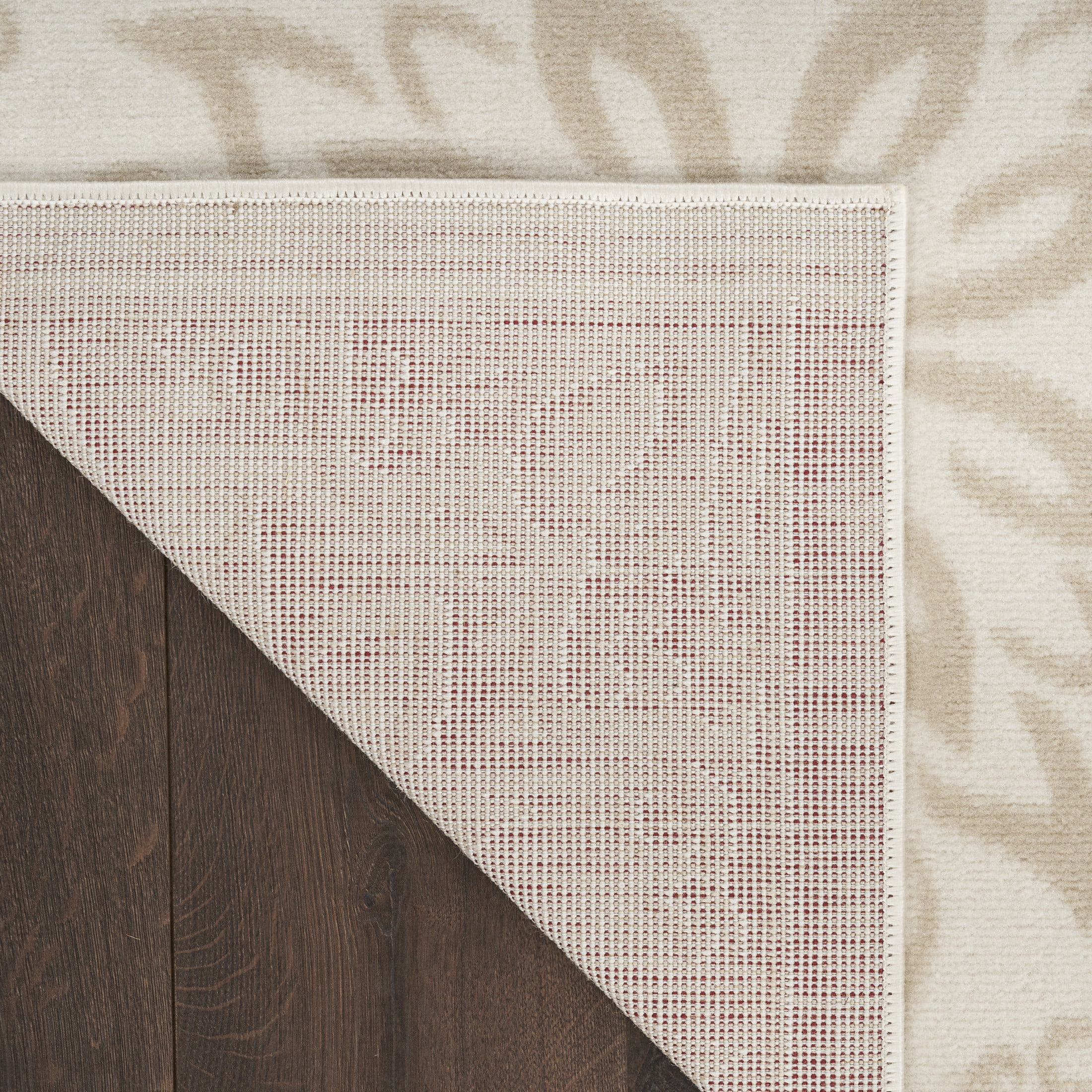 Nourison Jubilant 6' x 9' Ivory Beige Farmhouse Indoor Rug