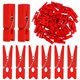 thumbnail image 1 of Jdesun 50 clips de madera para fotos, mini alfileres de madera natural, pinzas para ropa, pinzas de madera para fotos, pinzas para el hogar, oficina, manualidades, decoración hecha a mano (rojo), 1 of 1