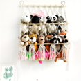 thumbnail image 2 of Boho Stuffed Animal Hammock Knit Large Corner Net Storage, Wall Hanging Organizer, 2 of 5