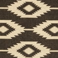 thumbnail image 6 of SAFAVIEH Beach House Garret Southwestern Indoor/Outdoor Area Rug Cream/Brown, 3' x 5', 6 of 7