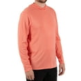 thumbnail image 2 of Realtree Men's Long Sleeve Performance Fishing Hoodie, Heathered Coho Salmon, L, 2 of 9