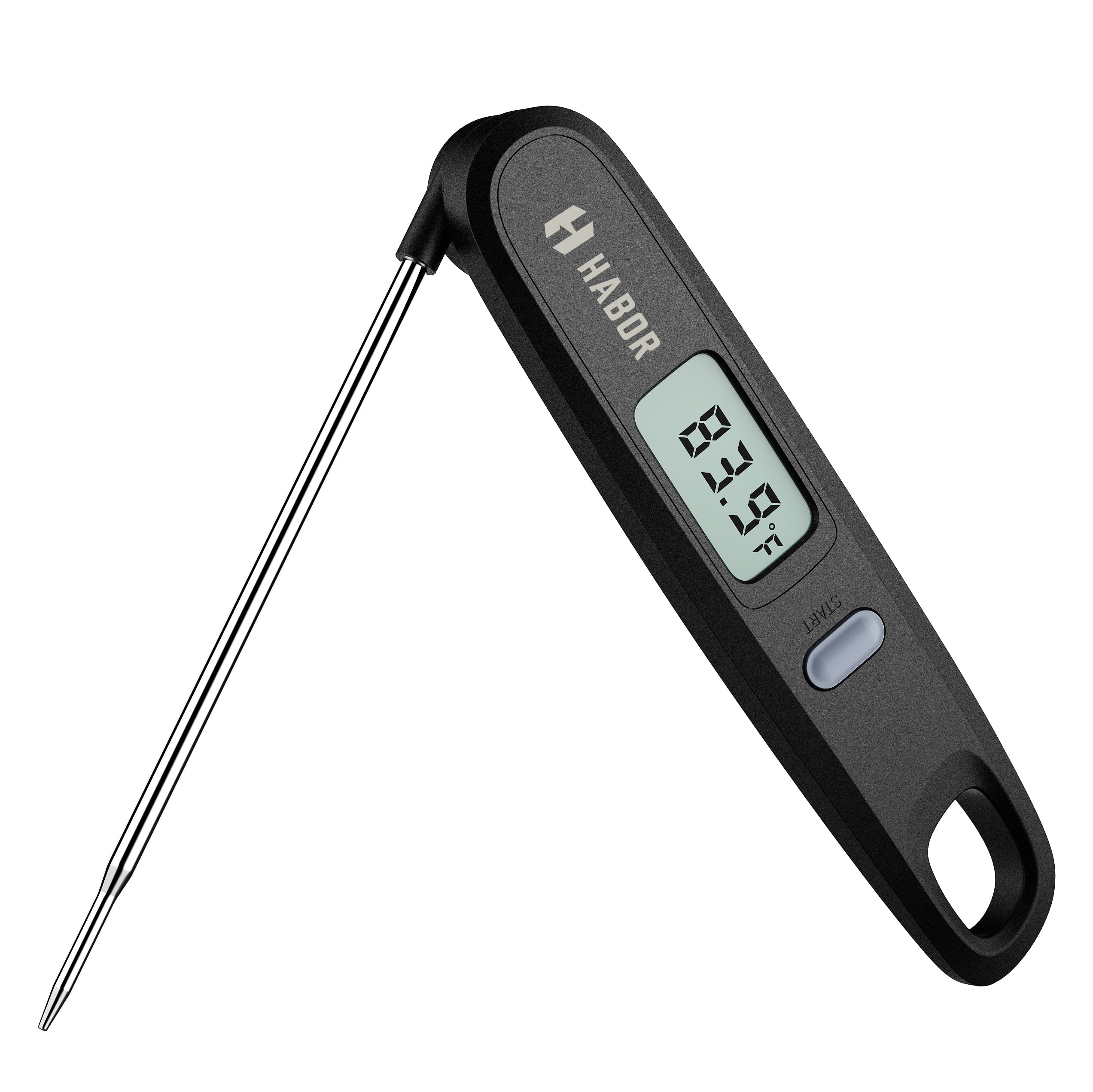 BBQ Milk Ultra Fast Digital Cooking Thermometer Instant Read Kitchen Thermometer with 4.8inch Long Probe Yogurt Grill Water Auto Off for Food Habor Meat Thermometer Sugar Turkey 