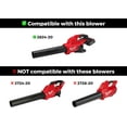 thumbnail image 5 of Stubby Nozzle Co. STUBBY Car Drying Nozzle for Milwaukee M18 Fuel Leaf Blowers - Dual Battery (2824-20), 5 of 7