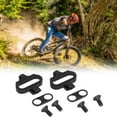thumbnail image 4 of Kritne Cleat Set,Bike Riding Pedal,Bike Pedal Bicycle Clipless Cleat Plate Metal Riding Platform Set Kit SH51 for SPD Series, 4 of 8