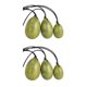 thumbnail image 4 of Vogacara Juego de varitas de masaje de bola de Jade cómodas y seguras de 3 piezas para ejercicios de suelo pélvico huevos de cuarzo rosa como como se muestra 2Conjunto, 4 of 6